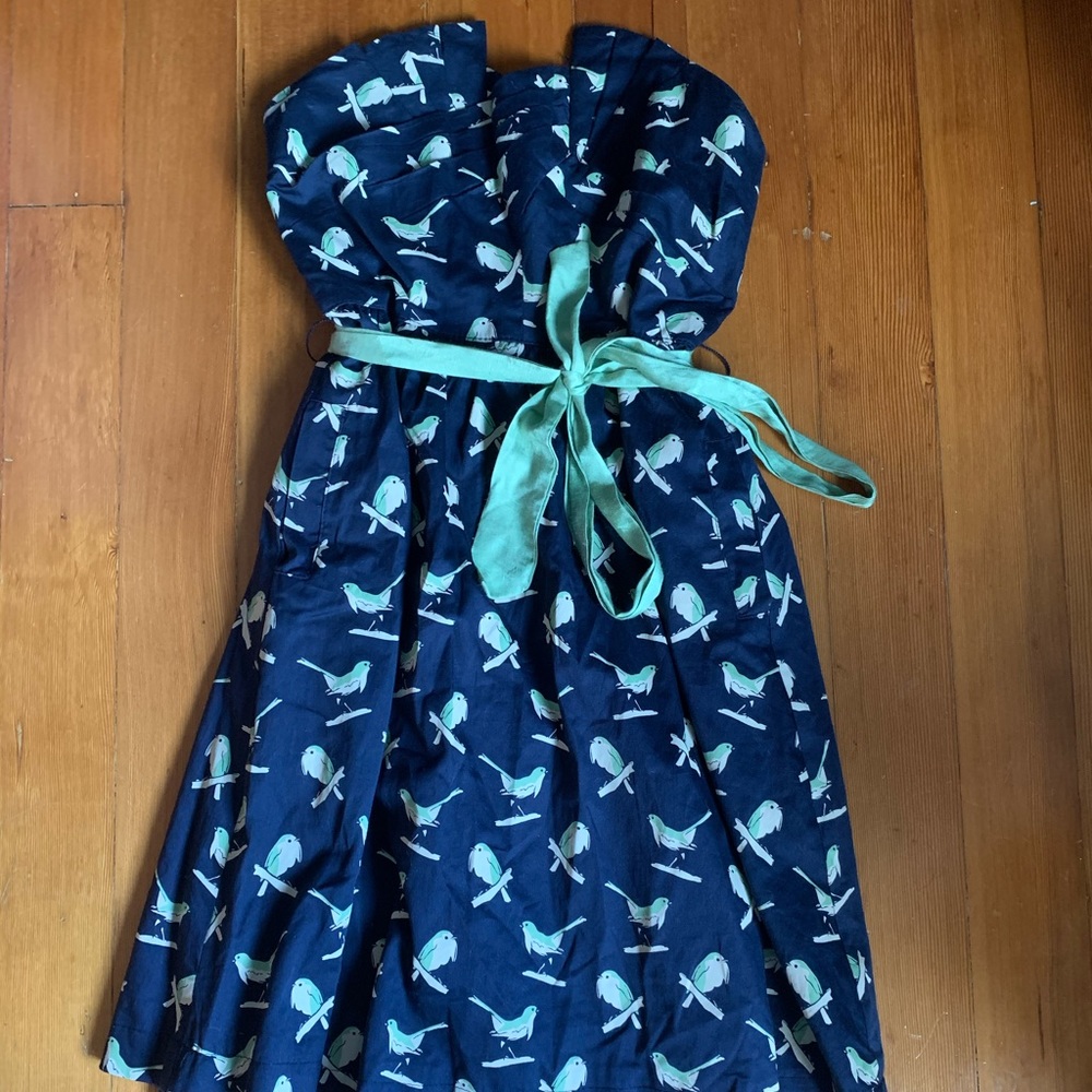 Anthropologie Porridge brand bird dress, size 2